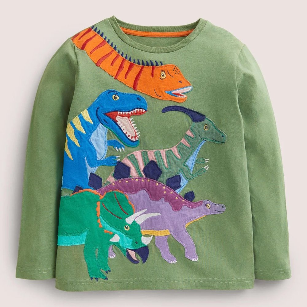 NWT Mini Boden Big Appliqué T-shirt